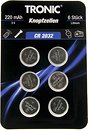Фото Tronic CR-2032 Lithium 220 mAh 3V 6 шт