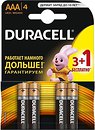 Фото Duracell AAA MN2400 Alkaline 4 шт Duralock Basic (300500)