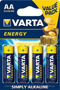 Фото Varta AA Energy LR6 4 шт (4106213414)