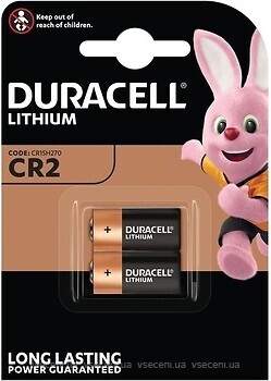 Фото Duracell DL CR-2 3B Lithium 2 шт (5007801)