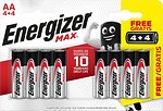 Фото Energizer AA Alkaline 4+4 шт Max (E301594800)