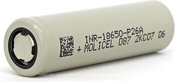 Фото Molicel INR-18650-P26A 35A 2600 mAh 1 шт
