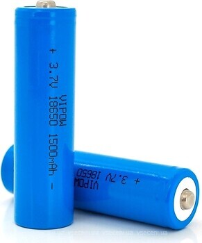 Фото Vipow 18650 Li-Ion TipTop 1500 mAh 3.7V 1 шт (ICR18650-1500mAhTT)