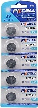 Фото PKCELL CR1632 Lithium 5 шт (PC/CR1632/21801)