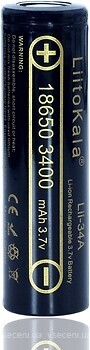 Фото LiitoKala 18650 3400mAh 1 шт (Lii-34A)