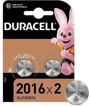 Фото Duracell CR-2016 3V Lithium 2 шт