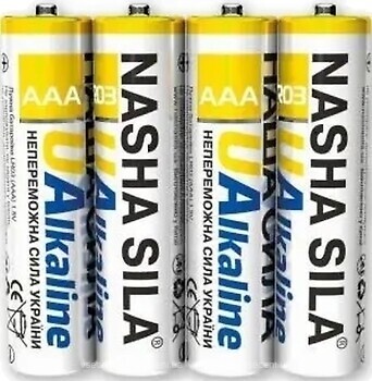 Фото Наша Сила AAA LR03 Alkaline 4 шт (3114)