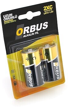 Фото Orbus C-LR14 Alkaline 1.5V 2 шт