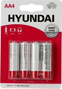 Фото Hyundai Ultra Heavy Duty AA/R6 4 шт