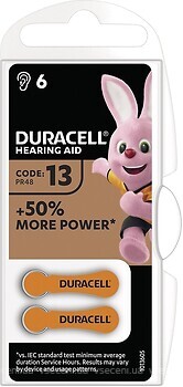 Фото Duracell HA 13 6 шт (6425673)