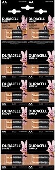 Фото Duracell AA/LR6 MN2400 Simply 20 шт (6768607)