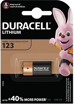 Фото Duracell DL 123 3B Lithium 1 шт (5006920)