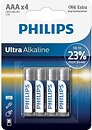 Фото Philips AAA Alkaline 4 шт PowerLife (LR03E4B/97)