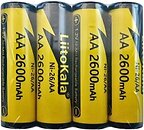 Фото LiitoKala AA/HR06 2600mAh 4 шт (Ni-26/AA-4B)
