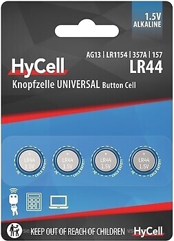 Фото Ansmann HyCell LR44/LR1154/AG13 4 шт (1516-0024)