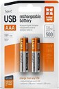 Фото ColorWay AAA USB-C 590 mAh 1.5V 2 шт (CW-UBAAA-09)