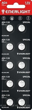 Фото Enerlight Special Alkaline AG4 (LR66, LR626/377) 10 шт (40040110)