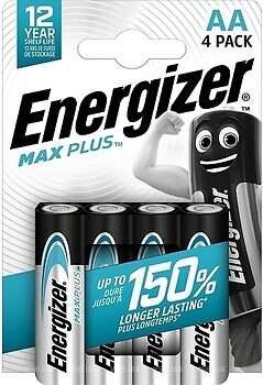 Фото Energizer Max Plus AA LR6 Alkaline 4 шт