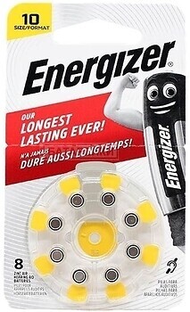 Фото Energizer Zinc Air ZA10 8 шт