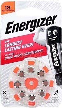 Фото Energizer Zinc Air ZA13 DP 8 шт