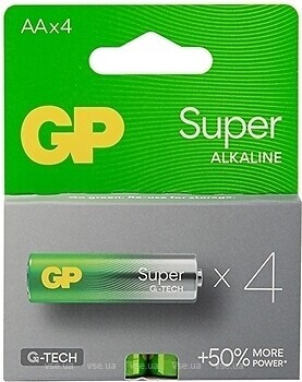 Фото GP Batteries Super Alkaline 1.5V 15A21-SB4 4 шт (ЦБ-0066294)