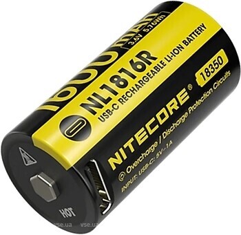 Фото NiteCore NNL1816R 1600 mAh 1 шт (6-1551_r)