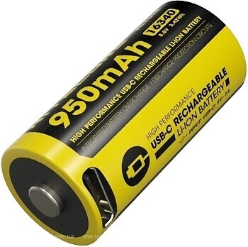 Фото NiteCore RCR123A NL169R 950 mAh 1 шт (6-1517_r)