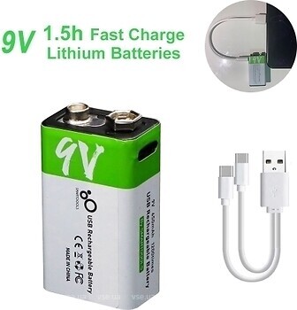 Фото Smartoools 6F22 9V 650 mAh 1 шт