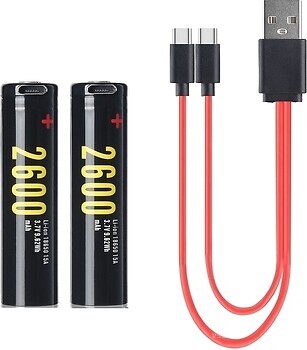 Фото Soshine 18650USB 3.7V 2600 mAh 1 шт