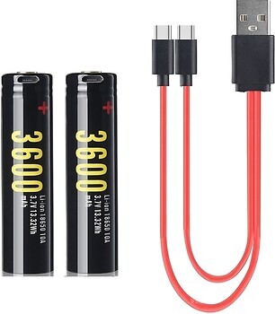 Фото Soshine 18650USB 3.7V 3600 mAh 1 шт