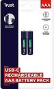 Фото Trust USB-C AAA 500 mAh Blue 2 шт (25585)