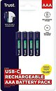 Фото Trust USB-C AAA 500 mAh Blue 4 шт (25671)