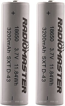 Фото RadioMaster 18650 3200 mAh 3.7V 2 шт