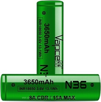 Фото Vapcell N36 18650 3650 mAh 1 шт