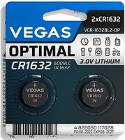 Фото Vegas Optimal CR1632 2 шт (VCR-1632BL2-OP)