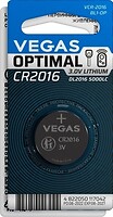 Фото Vegas Optimal CR2016 1 шт (VCR-2016BL1-OP)