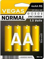 Фото Vegas Normal AA 4 шт (VR-6SH4-NR)