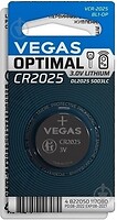 Фото Vegas Optimal CR2025 1 шт (VCR-2025BL1-OP)