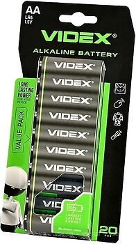 Фото Videx LR6/AA Alkaline 20 шт (28234)