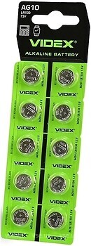 Фото Videx AG10/LR1130 Alkaline 1 шт