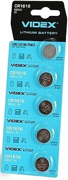 Фото Videx CR1616 3V Lithium 1 шт