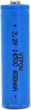 Фото Vipow 14500 LiFePo4 600 mAh 3.2V 1 шт