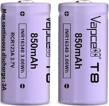 Фото Voltronic 16340/CR123 Li-Ion 850 mAh 1 шт