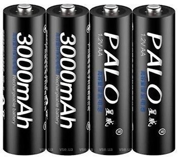 Фото PALO AA 1.2V 3000 mAh Ni-MH 4 шт