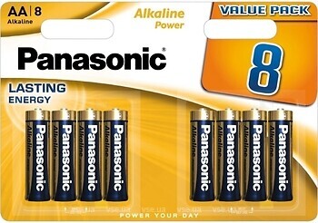 Фото Panasonic AA Alkaline Power 8 шт (LR6REB/8BW)