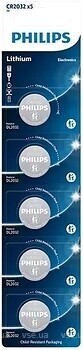 Фото Philips CR-2032 3B Lithium 5 шт