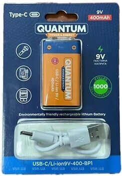 Фото Quantum 6F22 400 mAh 1 шт