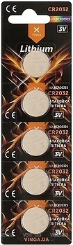 Фото Vinga CR2032 5 шт (VJLBCR20325)