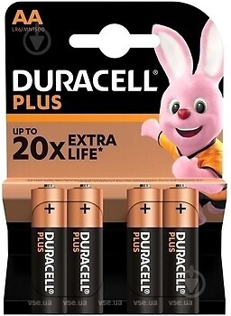 Фото Duracell AA/LR06 Plus 4 шт