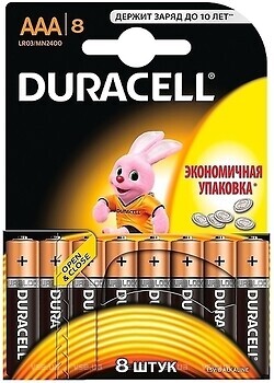 Фото Duracell Duralock Basic AAA/LR03 8 шт